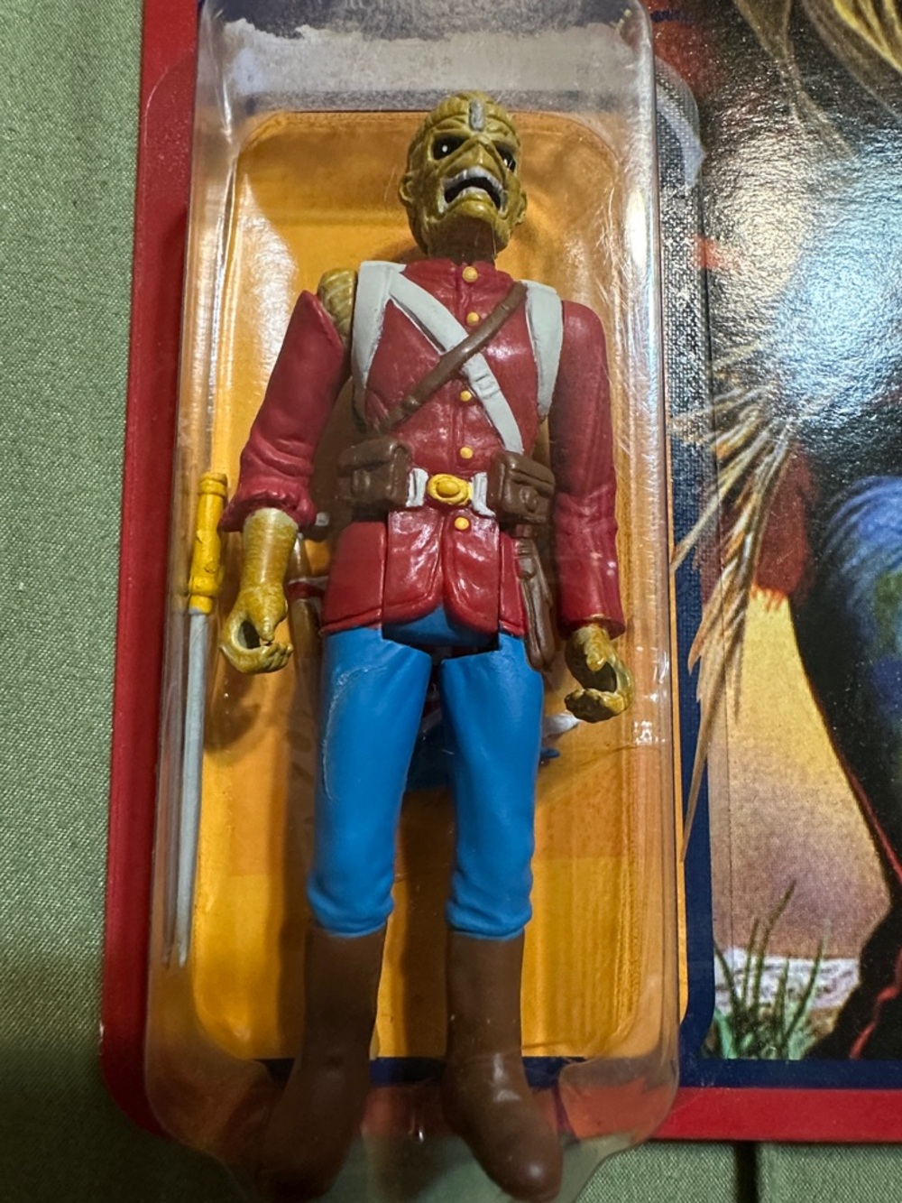 The Trooper Soldier Eddie Collectible Action Figure - Red/Blue/Brown - Picture 6 of 6